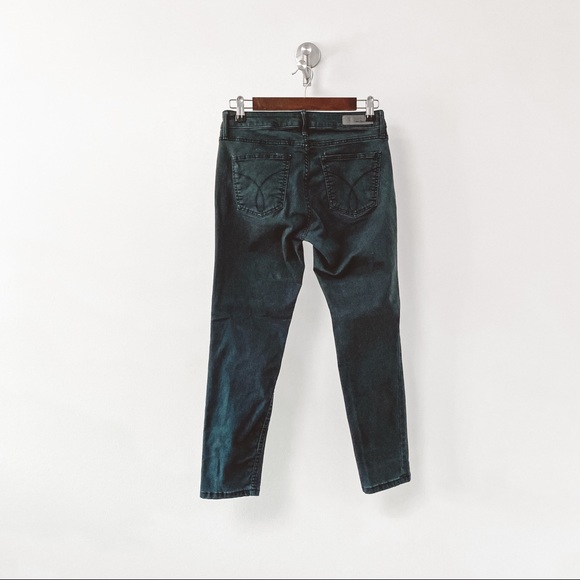 Calvin Klein Jeans Casual Winter‎ Preppy Holiday Chic Ankle Skinny Denim Jeans - Picture 3 of 10